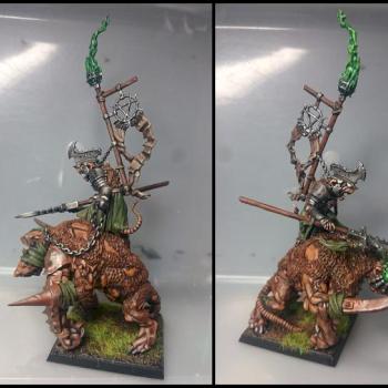 Skaven bonebreaker Warlord by ghazghull