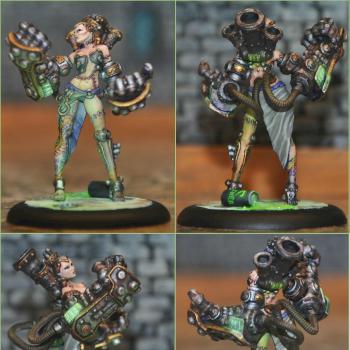 Brute Thrall - Cryx Weapon Attachment - Femme Fatale Variant by EmilienWILD