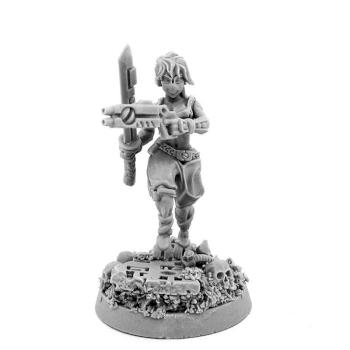 O’XANAH – TAU WIDOW OF VENGEANCE WITH SWORD AND GUN by warex