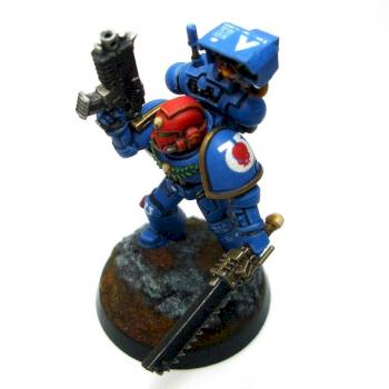 Ultramarines Devastator squad sergeant by Tevet