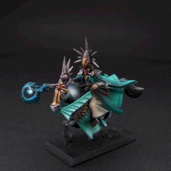 High Elf Mounted Mage by SavageDPainting