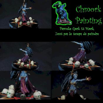 Warhammer,dark elve sorceress by noxyren
