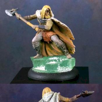 Wildling Warrior with Great Axe – George R.R. Martin Masterworks by skylawrence