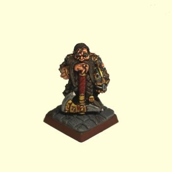 Warhammer Dwarf with Great Weapon by warcry studio