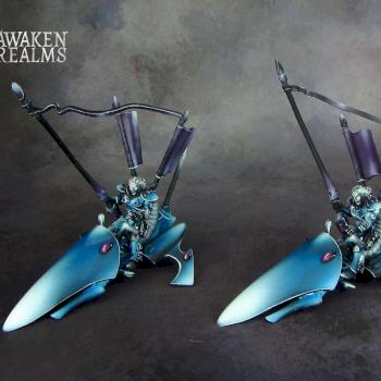 Eldar Autarchs on Jetbikes by Awaken Realms