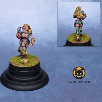 Female Bloodbowl Starplayer by KujoPainting