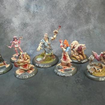 Malifaux 1e McMourning crew by suddenlysara