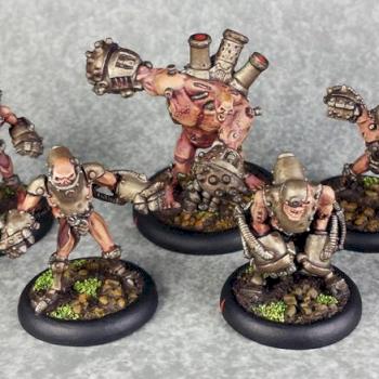 Mechanithralls with Brute Thrall, Cryx Unit by 8CDC