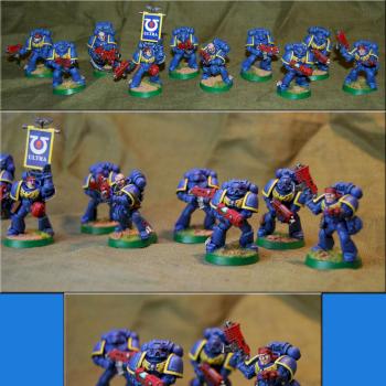 Ultra Marines / 1st Tactical Squad / 2nd Company by Drazel