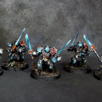 Grey Knights Mordrak's ghostly terminator retinue by Awaken Realms
