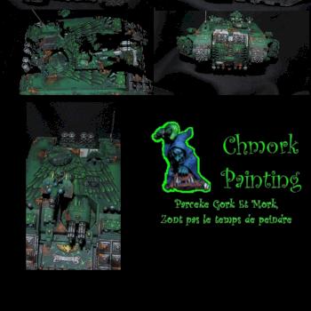 Warhammer 40K: Dark angels Land raider by noxyren