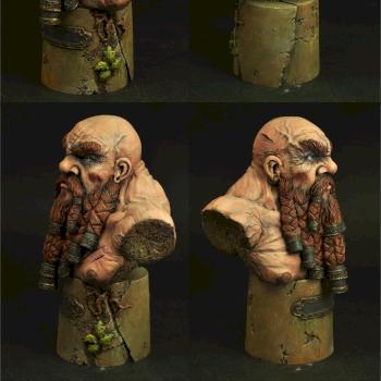 Dwarf Bust by Scibor