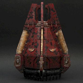 Space Marines Red Templars Drop Pod 3 / 5 by gimiak