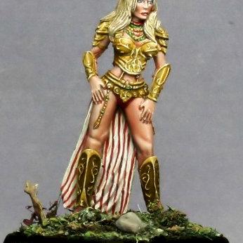 Female Fighter by Larry Elmore by stefanhws