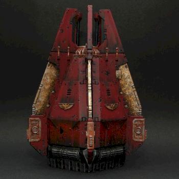 Space Marines Templars of Blood Drop Pod 4 / 5 by gimiak