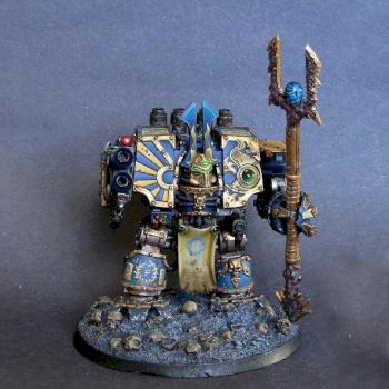 Thousand Sons Sorcerer Dreadnought (Pic 1) by farseer oliver
