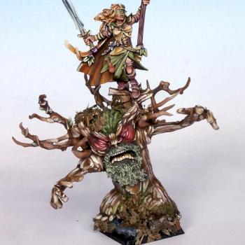 Wood elves Battle standard bearer by vudelfo