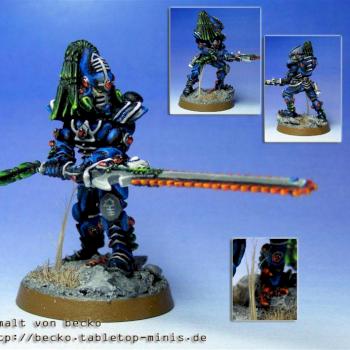 Eldar Scorpion Exarch by becko