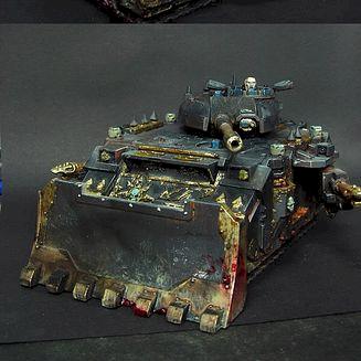 Black Legion Chaos Space Marines Predator Tank by jarhead