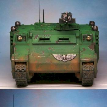 Space Marines Salamanders Rhino by Juan