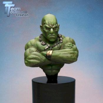 Djinn bust by Juan