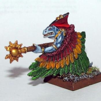 Skink Priest by WatchDragon