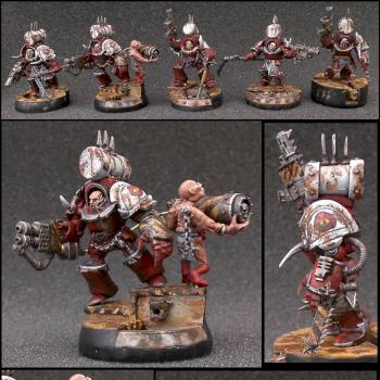 Chaos Space Marine Terminators by rumplemaster