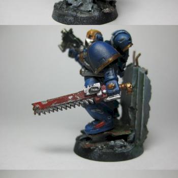 Space Marine Sergeant by Azmodeus