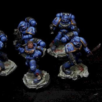 Ultramarine Tactical Squad by AkhRa