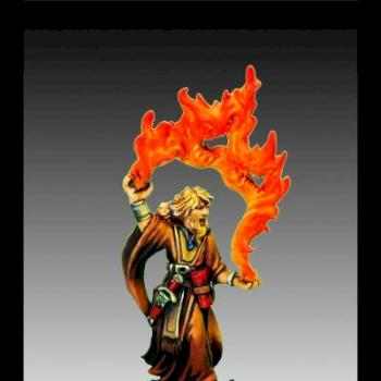 Aaron the conjuror by Dark Elf Miniatures