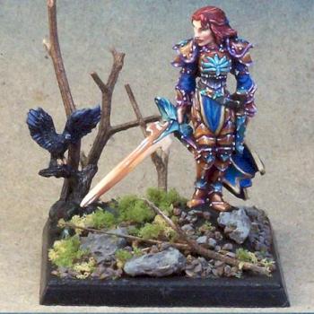 Alaine Female Paladin by Minicreatures