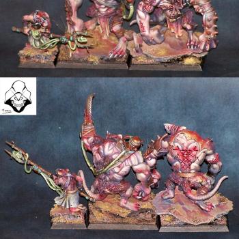 Skaven Rats Ogres by Tirano Enjambre