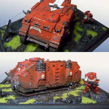 Blood Raven Rhino by Thrasherdwarf