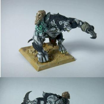 Skaven Albino Rat Ogre Champion by Thaggoraki