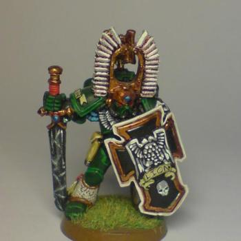 Dark Angels Space Marine Cpatain (Old) by WoodsyMP5K