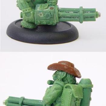 Another miniDwarf with "Hand-organ" gun(without tubes) by Thorward