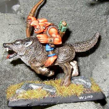 Goblin Wolfrider by Daya