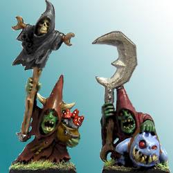 Night Goblin shaman and big boss by Truls