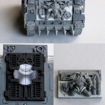 Slaanesh Emperors Children Rhino WIP by LuckyNo.5