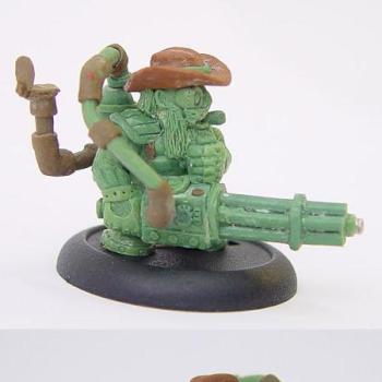 Dwarf with "Hand-organ" gun by Thorward