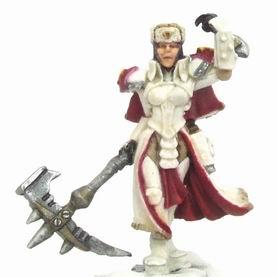 Kommander Sorscha Khador Warcaster by estro pajo