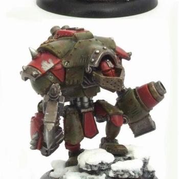 Khador Destroyer heavy warjack by estro pajo