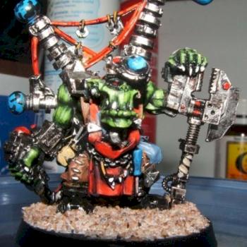 Ork Big Mek WIP by Gazskullthrakka