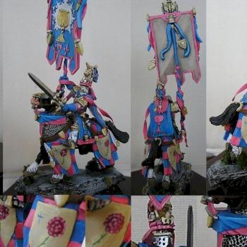 Bretonnian Standar Bearer by Aenarion c.pastor