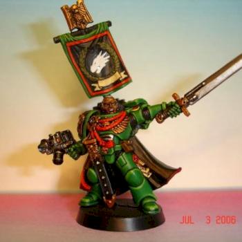 salamander space marine captain by habu