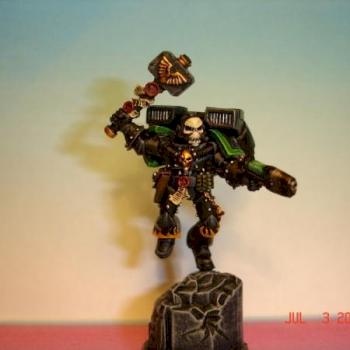 salamander space marine chaplain by habu