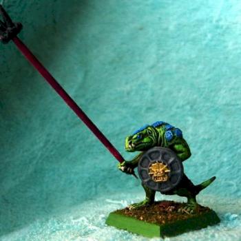 Converted Saurus X by Slann mage Tokes