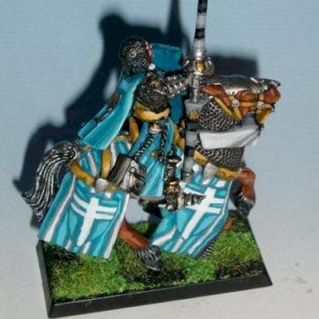 Bretonnian paladin by ManfredI