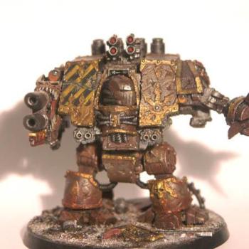 Iron warriors Dreadnought by Santa Klaus X