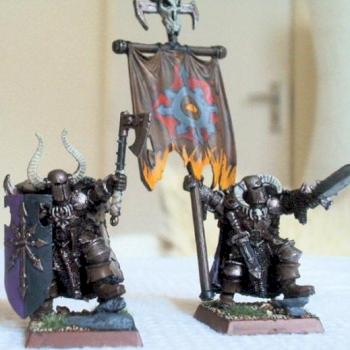 Chaos Lord and Army Standard by corus